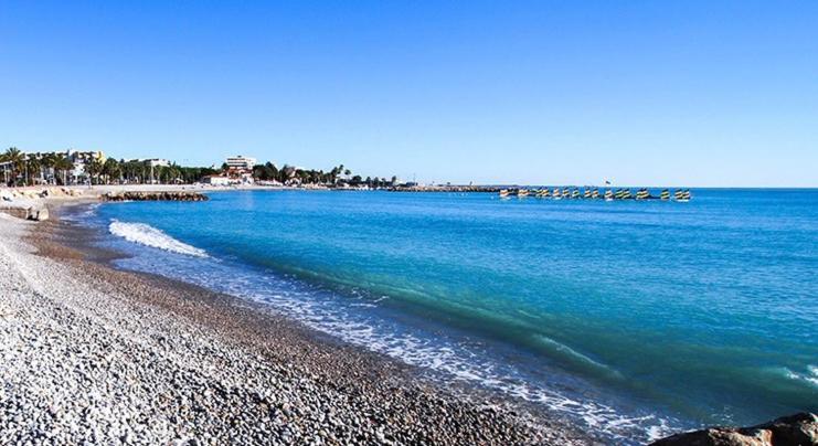 Superbe Appartement Au Bord De Plage Cros De Cagnes Exterior foto